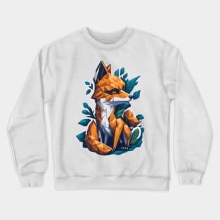 Tangram Fox Crewneck Sweatshirt